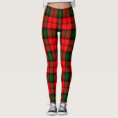Scotstee Clan Kerr Tartan Frauen Leggings (Vorderseite)