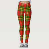 Scotstee Clan Leask Wappen Tartan Women Leggings (Vorderseite)