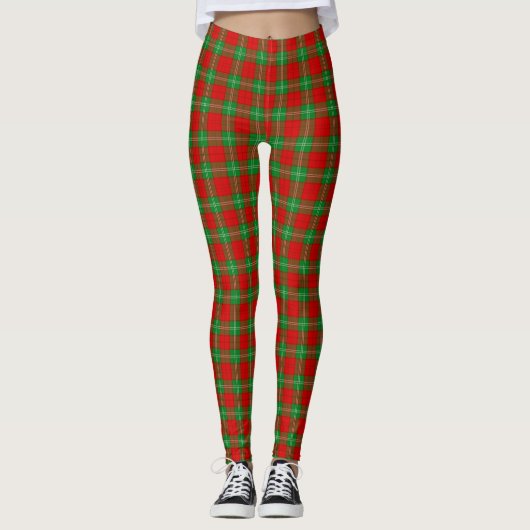 Scotstee Clan Lennox Tartan Frauen Leggings (Vorderseite)