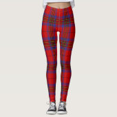 Scotstee Clan Leslie Modern Tartan Frauen Leggings (Vorderseite)