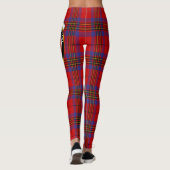 Scotstee Clan Leslie Modern Wappen Tartan Women Leggings (Rückseite)