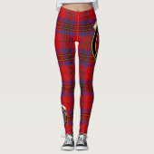 Scotstee Clan Leslie Modern Wappen Tartan Women Leggings (Vorderseite)