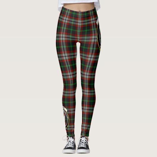 Scotstee Clan Lindsay Hunting Wappen Tartan Women Leggings (Vorderseite)