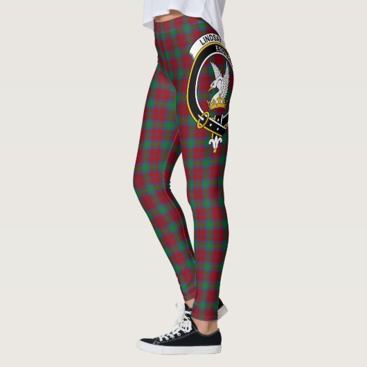 Scotstee Clan Lindsay Modern Wappen Tartan Women Leggings (Links)