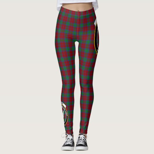 Scotstee Clan Lindsay Modern Wappen Tartan Women Leggings (Vorderseite)