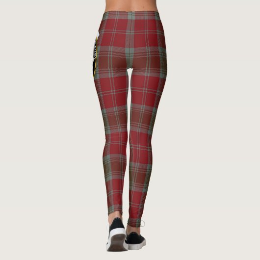 Scotstee Clan Lindsay Wappen Tartan Women Leggings (Rückseite)