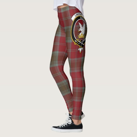 Scotstee Clan Lindsay Wappen Tartan Women Leggings (Links)