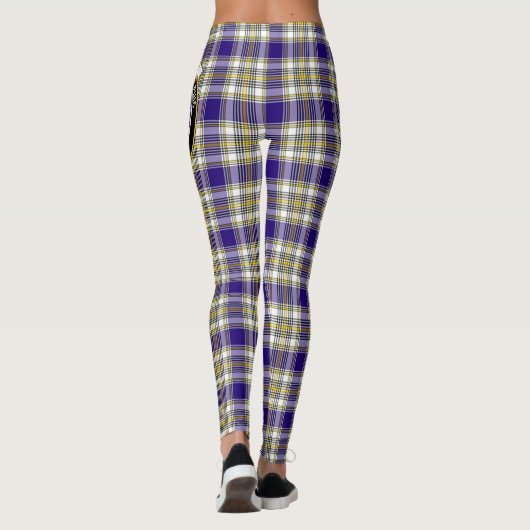 Scotstee Clan Livingstone Dress Wappen Tartan Wome Leggings (Rückseite)