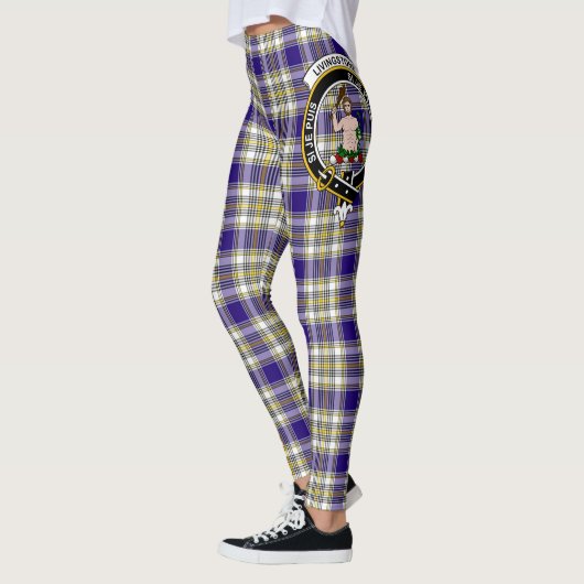 Scotstee Clan Livingstone Dress Wappen Tartan Wome Leggings (Links)