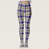 Scotstee Clan Livingstone Dress Wappen Tartan Wome Leggings (Vorderseite)