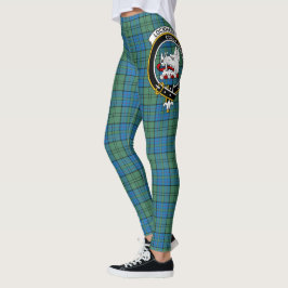 Scotstee Clan Lockhart Ancient Wappen Tartan Women Leggings