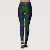 Scotstee Clan Lockhart Modern Tartan Women Legging Leggings (Rückseite)