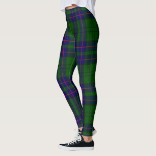 Scotstee Clan Lockhart Modern Tartan Women Legging Leggings