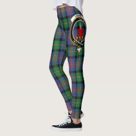 Scotstee Clan Logan Ancient Wappen Tartan Women Leggings
