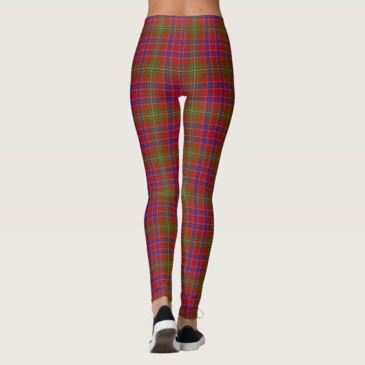Scotstee Clan Lumsden Modern Tartan Frauen Legging Leggings (Rückseite)