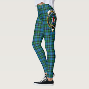 Scotstee Clan Lyon Wappen Tartan Damen Leggings