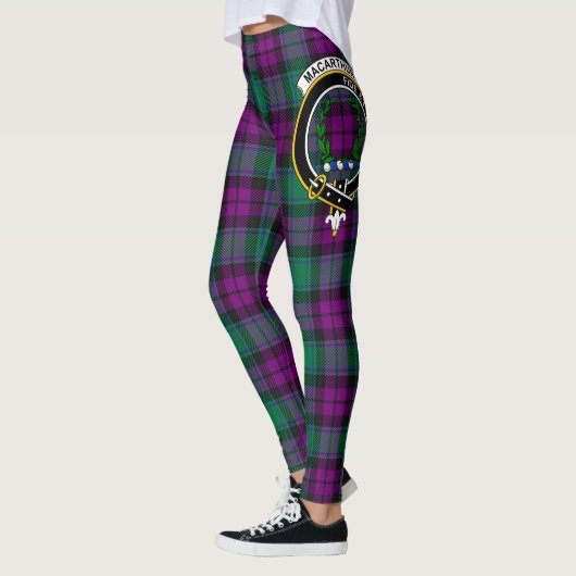 Scotstee Clan MacArthur Milton Wappen Tartan Women Leggings (Links)