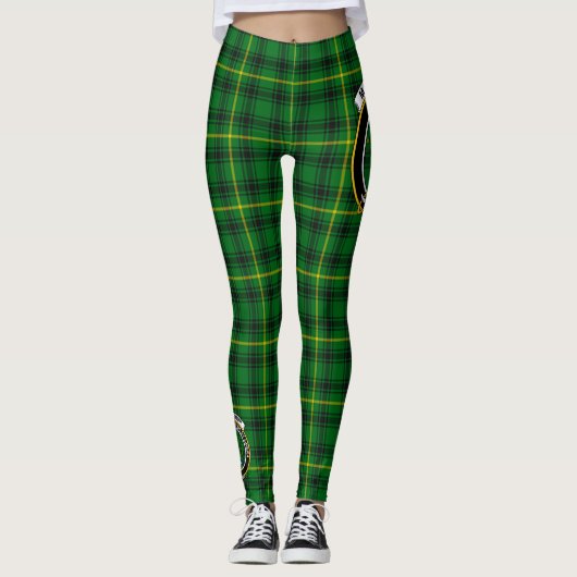 Scotstee Clan MacArthur Wappen Tartan Women Leggin Leggings (Vorderseite)