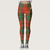 Scotstee Clan MacAulay Ancient Wappen Tartan Women Leggings (Vorderseite)