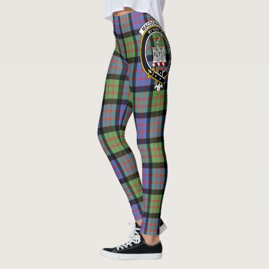 Scotstee Clan Macdonald von Ranald Wappen Tartan Leggings (Links)