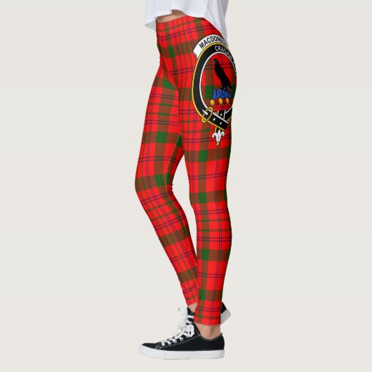 Scotstee Clan MacDonell of Keppoch Modern Wappen Leggings (Links)