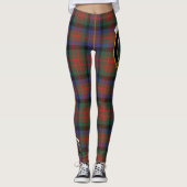 Scotstee Clan MacDuff Jagd Modernes Wappen Tartan Leggings (Vorderseite)