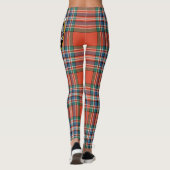 Scotstee Clan MacFarlane Ancient Wappen Tartan Wom Leggings (Rückseite)