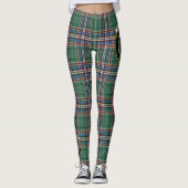 Scotstee Clan MacFarlane Jagd Altes Wappen Leggings (Vorderseite)