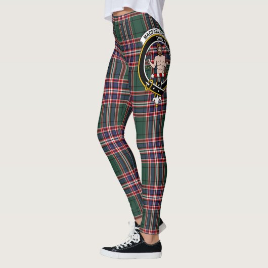 Scotstee Clan MacFarlane Wappen Tartan Women Leggings (Links)