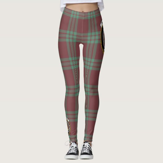 Scotstee Clan MacGregor Hunting Ancient Wappen Leggings (Vorderseite)