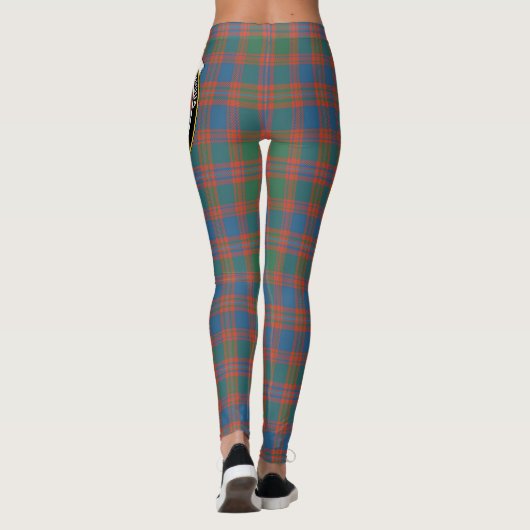 Scotstee Clan MacIntyre Ancient Wappen Tartan Wome Leggings (Rückseite)