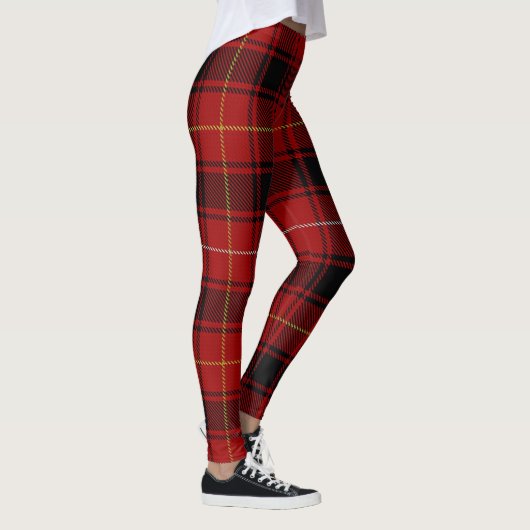 Scotstee Clan MacIver Tartan Frauen Leggings (Rechts)