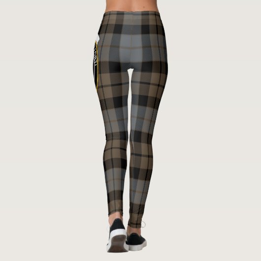 Scotstee Clan MacKay Weathered Wappen Tartan Women Leggings (Rückseite)