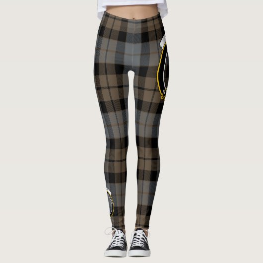 Scotstee Clan MacKay Weathered Wappen Tartan Women Leggings (Vorderseite)