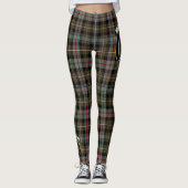 Scotstee Clan MacKenzie Weathered Wappen Tartan Leggings (Vorderseite)