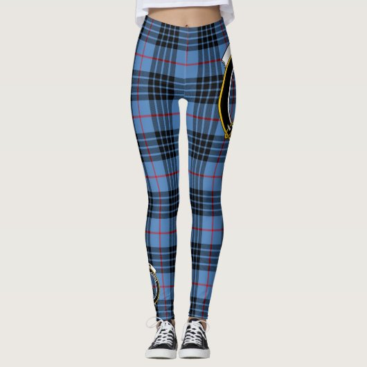Scotstee Clan MacKie Ancient Wappen Tartan Women Leggings (Vorderseite)