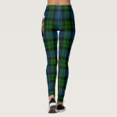 Scotstee Clan MacKie Wappen Tartan Frauen Leggings (Rückseite)
