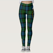 Scotstee Clan MacKie Wappen Tartan Frauen Leggings (Vorderseite)