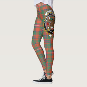 Scotstee Clan MacKinnon Ancient Wappen Tartan Wome Leggings