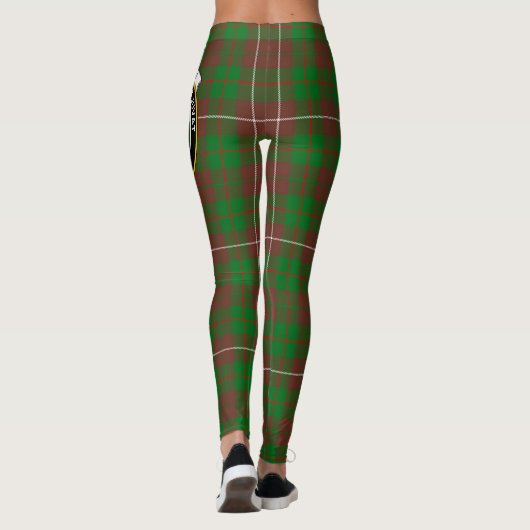 Scotstee Clan MacKinnon Jagd Modernes Wappen Tarta Leggings (Rückseite)