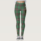 Scotstee Clan MacKinnon Jagen Ancient Wappen Leggings (Vorderseite)