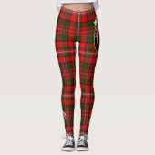 Scotstee Clan MacKinnon Wappen Tartan Women Leggin Leggings (Vorderseite)