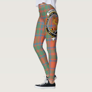 Scotstee Clan MacKintosh Ancient Wappen Tartan Leggings