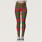 Scotstee Clan MacKintosh Modern Wappen Tartan Wome Leggings (Vorderseite)