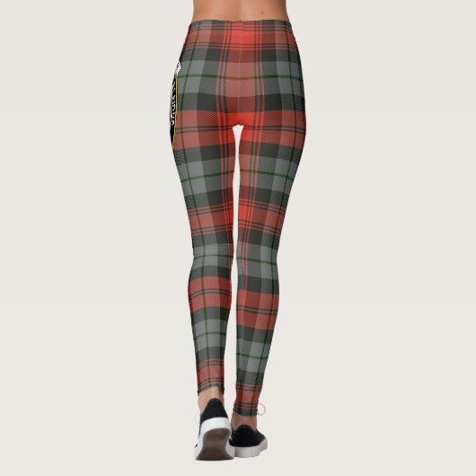 Scotstee Clan MacLachlan Weathered Wappen Tartan Leggings (Rückseite)