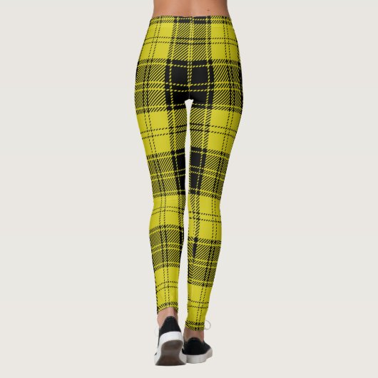 Scotstee Clan MacLachlan Yellow Tartan Women Leggings (Rückseite)