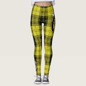 Scotstee Clan MacLachlan Yellow Wappen Tartan Wome Leggings (Vorderseite)