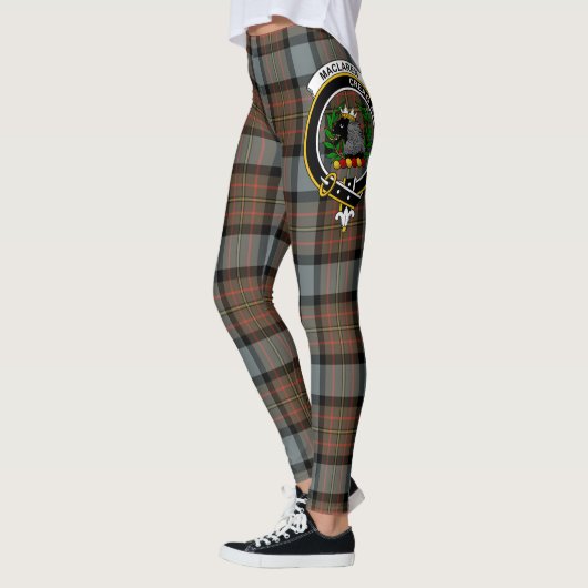 Scotstee Clan MacLaren Weathered Wappen Tartan Wom Leggings (Links)
