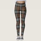 Scotstee Clan MacLaren Weathered Wappen Tartan Wom Leggings (Vorderseite)