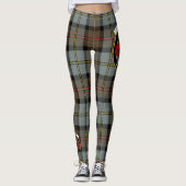 Scotstee Clan MacLeod von Harris gewittertem Wappe Leggings (Vorderseite)